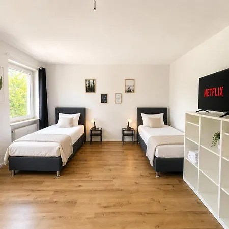 Apartment Workerslodge Für 5 Gäste Mit Stellplatz&balkon Krefeld